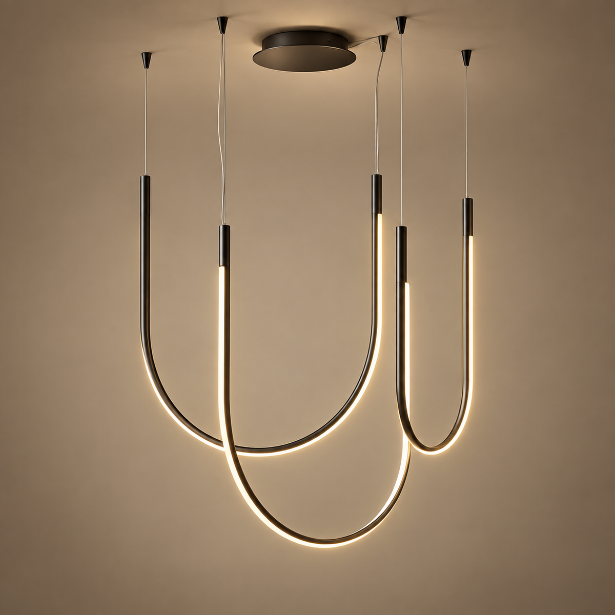 Luna U-Loop Pendant Chandelier