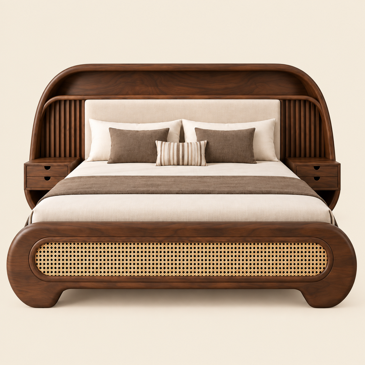 Madera Cane Arch Bed