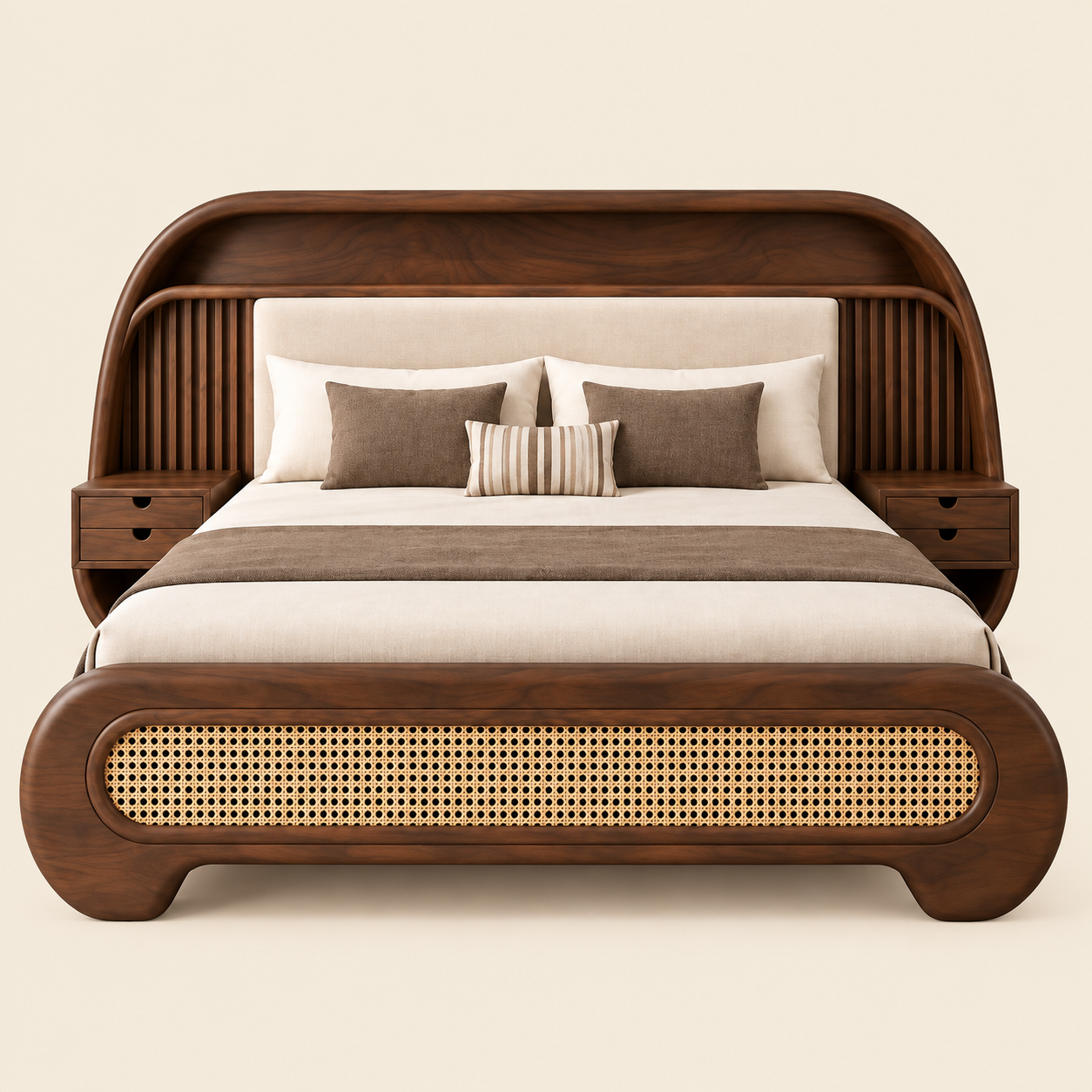 Madera Cane Arch Bed