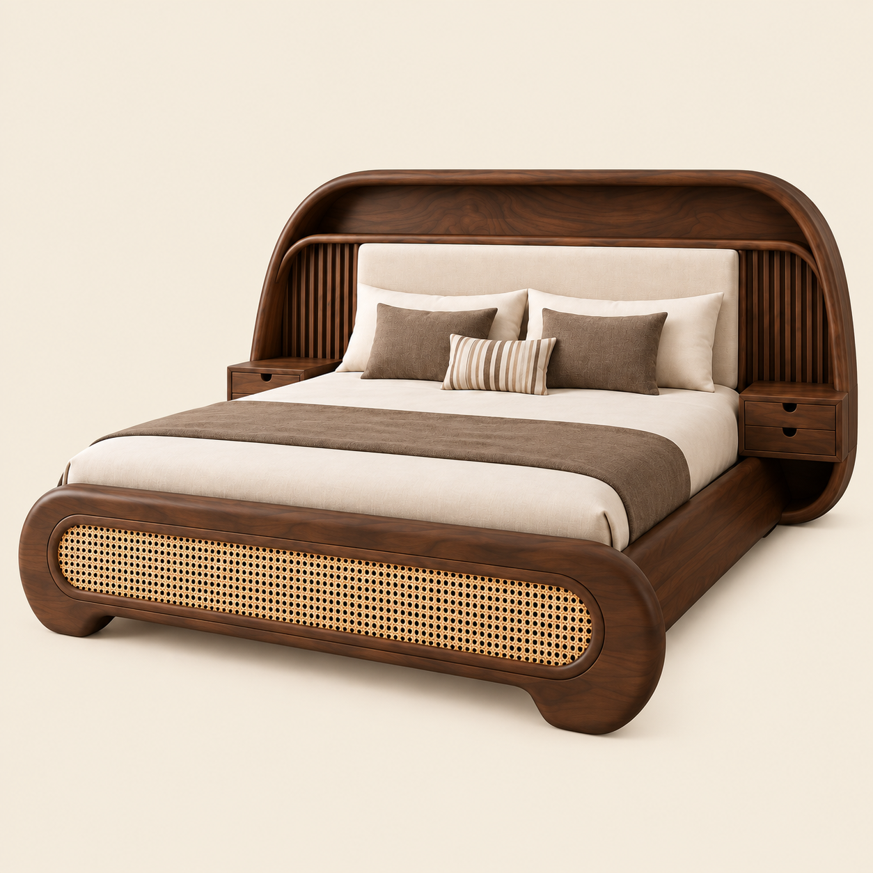 Madera Cane Arch Bed