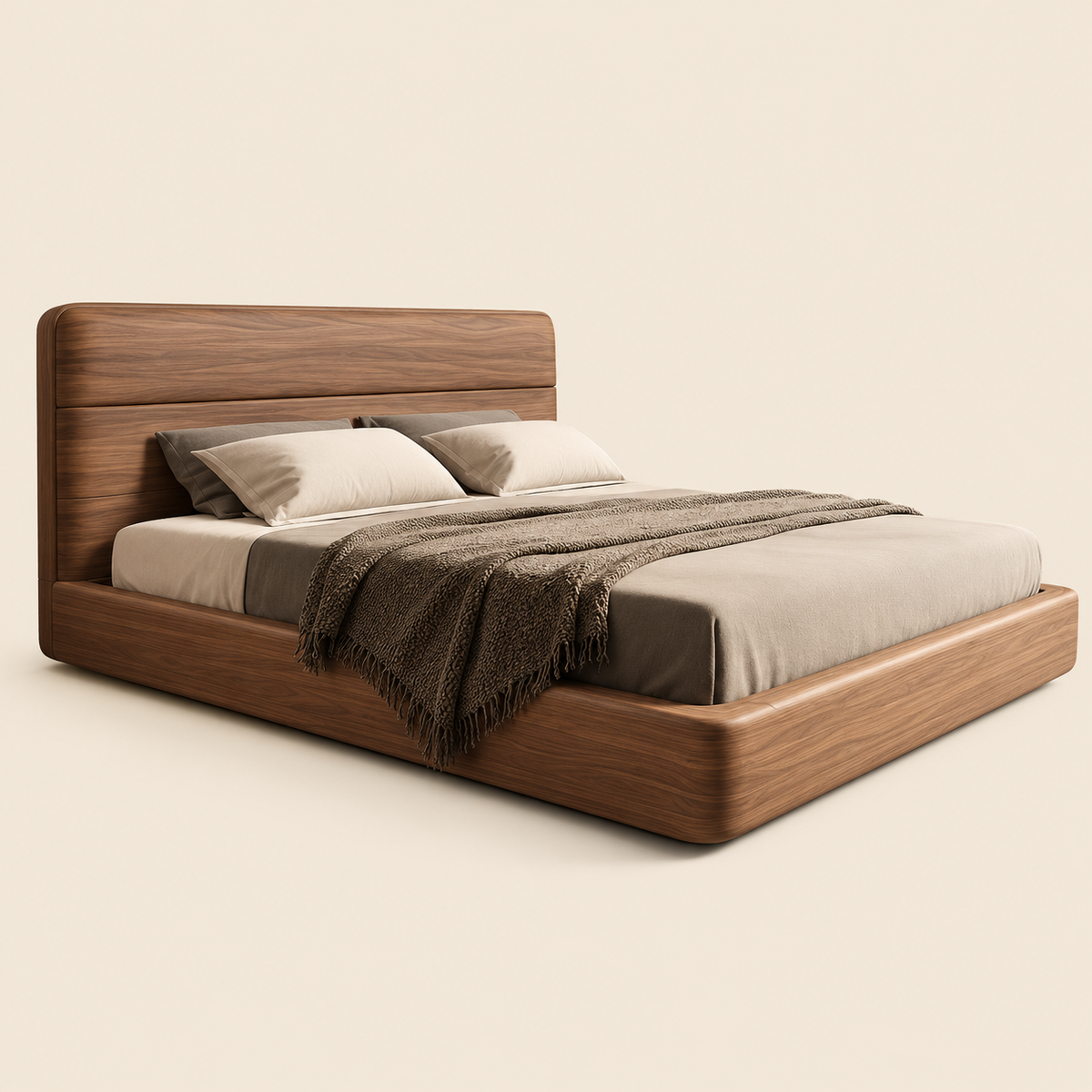 Riva Layered Wood Bed