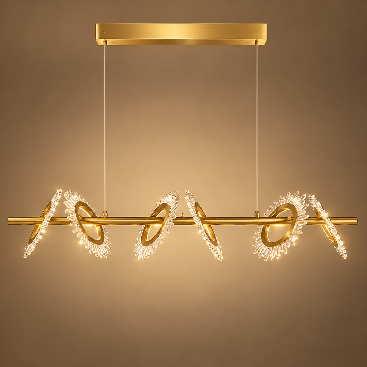 Aurora Crystal Ring Chandelier