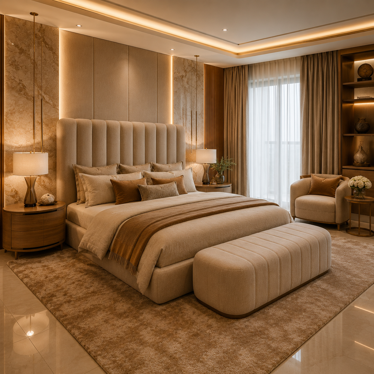 Serena Channel Luxury Bed