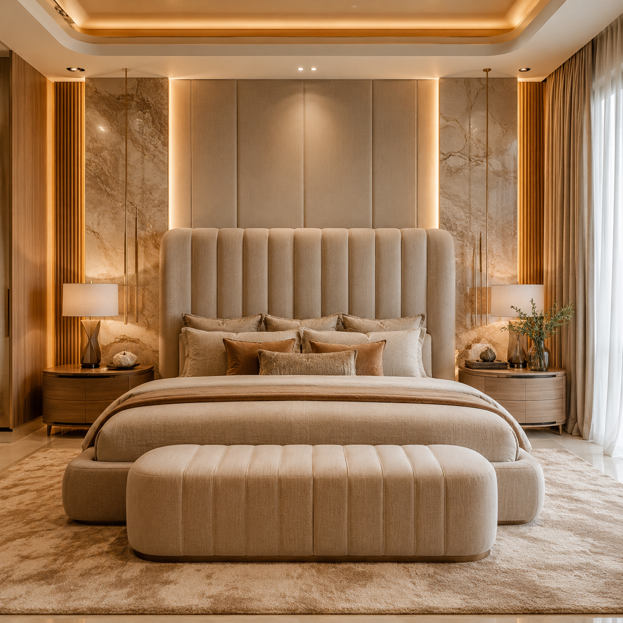 Serena Channel Luxury Bed